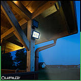 Сонячний LED‑прожектор Lumiled DECRO, 5Вт 800 лм, з датчиком руху і сутінків — IP44,  холодне біле світло 6500K, фото 6