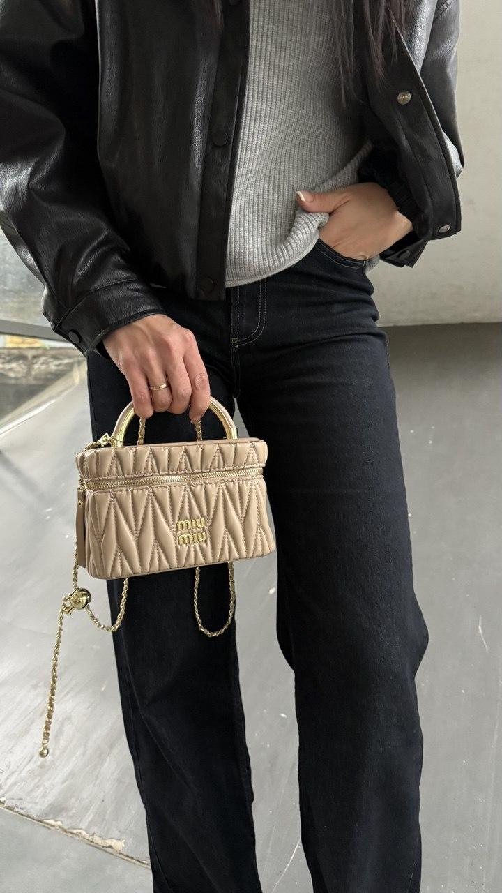 Сумка жіноча, бежева, фото 1