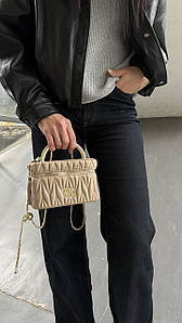 Сумка жіноча, бежева