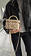 Сумка жіноча, бежева, фото 4