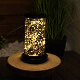 Високий настільно-підвісний декоративний LED  ліхтар Lumiled Abrela -  світильник  із теплим світлом 3000 K, IP44, датчик сутінків, фото 2