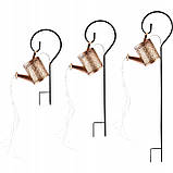 Садова сонячна лампа у вигляді лійки XXL з датчиком сутінків — декоративне LED освітлення для саду, тераси, балкону, Lumiled серії, фото 4