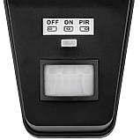 Сонячний фасадний LED-прожектор Lumiled серії Cordy  — стінний садовий прожектор із датчиками руху та сутінків, холодне світло, фото 6