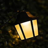 Декоративна сонячна гірлянда Lumiled Aria — 10 LED-ліхтариків, довжина 3,8 м, тепле біле світло 3000 K, IP44, вбудований датчик, фото 7