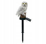 Уцінка! 3шт Садова декоративна сонячна лампа-сова LED з датчиком сутінків, SuperLED (отвори/тріщини на корпусі, не впливають на, фото 7