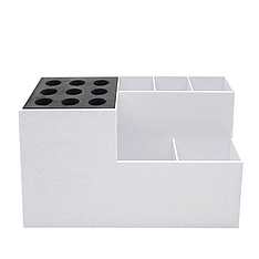 Підставка Hots Professional для перукарських ножиць та гребінців, біла (HP4202-WT)