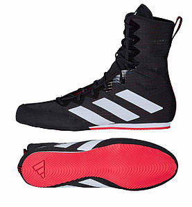 Боксерки Adidas Box Hog 4 (IH2730) Core Black/Cloud White/Pure Ruby 38