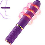 Міні секс-машина з поступальними рухами 10 режимів Фіолетовий, фото 4