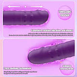 Міні секс-машина з поступальними рухами 10 режимів Фіолетовий, фото 10