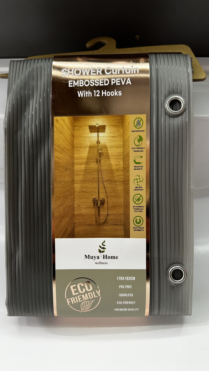 Шторка Peva для ванної  в комплекті з гачками