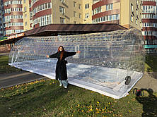 Надувне накриття для басейну 8х4 метри повітронапірна конструкція з надувними стінками, фото 2