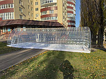 Надувне накриття для басейну 8х4 метри повітронапірна конструкція з надувними стінками, фото 4