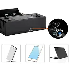 Зарядний пристрій для 4 акумуляторів з LED-дисплеєм, LiitoKala Lii-S4, фото 2