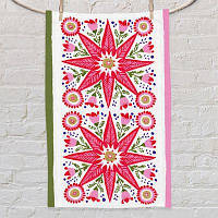 Рушник маленький 50х80 см з принтом Різдвяний настрій