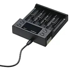 Зарядний пристрій для 4 акумуляторів з LED-дисплеєм, LiitoKala Lii-S4, фото 4