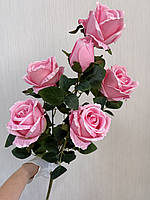 Штучна кущова троянда . Велика гілка троянди з крупними бутонами ( Premium, 75 см ), фото 3