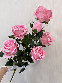 Штучна кущова троянда . Велика гілка троянди з крупними бутонами ( Premium, 75 см )