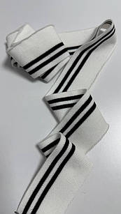 Довʼяз білий у чорну смужку