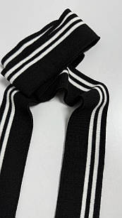 Довʼяз чорний у білу смужку