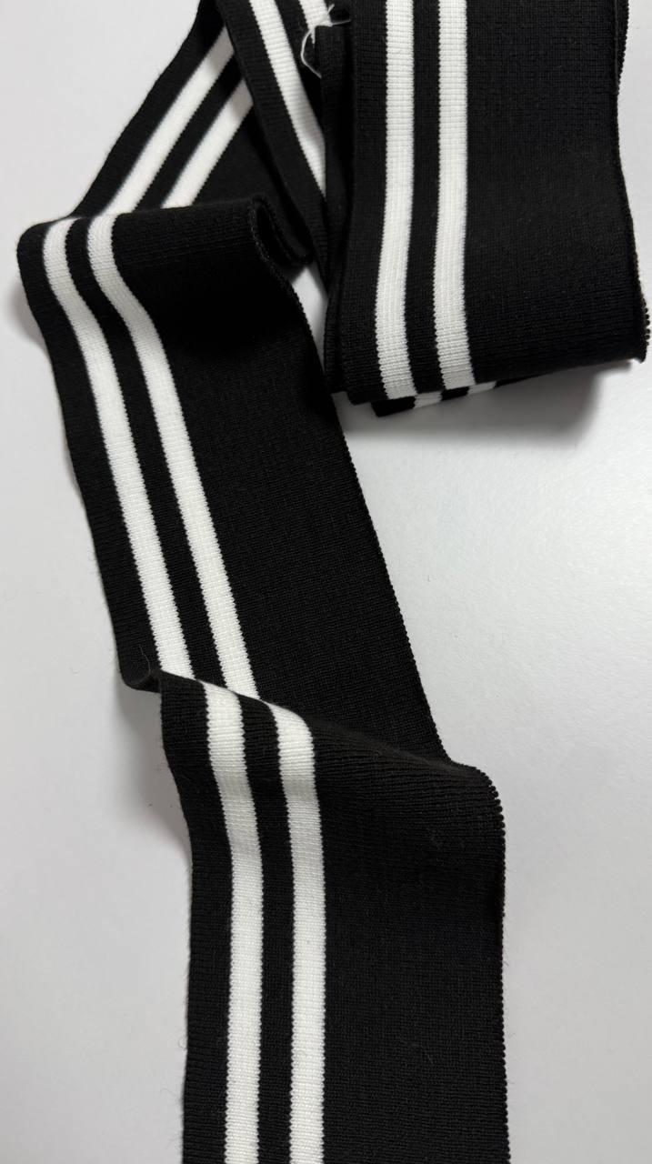 Довʼяз чорний у білу смужку, фото 1