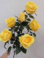 Штучна кущова троянда . Велика гілка троянди з крупними бутонами ( Premium, 75 см ), фото 6