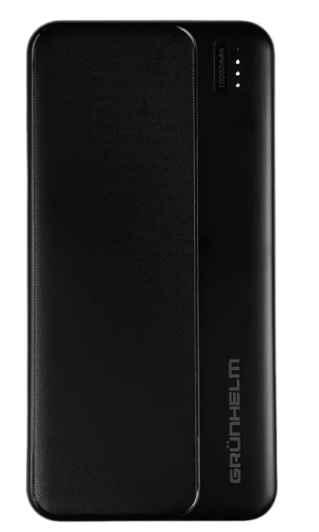 Power Bank — Портативна батарея 20.000 mAh. чорний — GP-20B GRUNHELM, фото 1