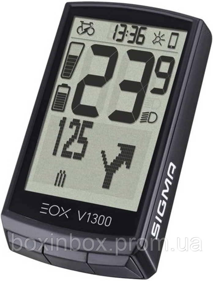 SIGMA EOX View 1300 Интеллектуальный велокомпьютер, включая Overclamp Butler с многочисленными функциями Идеально подключается к б, фото 1