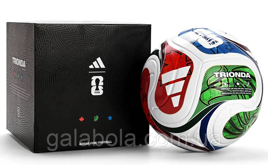 М'яч футбольний у коробці Adidas World Cup 26 Trionda League BOX JD8045 (розмір 5), фото 1