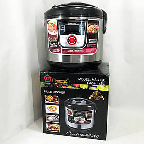 Мультиварка 5 л, Побутова мультиварка пароварка, Якісна електрична мультиварка Бюджетна EI-95