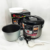 Мультиварка 5 л, Побутова мультиварка пароварка, Якісна електрична мультиварка Бюджетна EI-95, фото 4