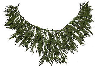 Штучна хвойна гірлянда з хвої 183см