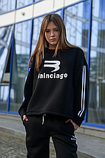 Костюм брючний з лампасами, теплий, для дівчинки 2519 | на ріст 146-170р., фото 3