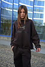 Костюм брючний з лампасами, теплий, для дівчинки 2519 | на ріст 146-170р., фото 2