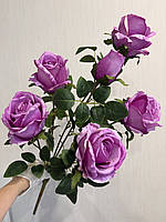 Штучна кущова троянда . Велика гілка троянди з крупними бутонами ( Premium, 75 см ), фото 7