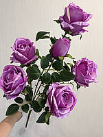 Штучна кущова троянда . Велика гілка троянди з крупними бутонами ( Premium, 75 см ), фото 3