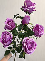 Штучна кущова троянда . Велика гілка троянди з крупними бутонами ( Premium, 75 см ), фото 8