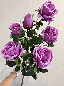 Штучна кущова троянда . Велика гілка троянди з крупними бутонами ( Premium, 75 см )
