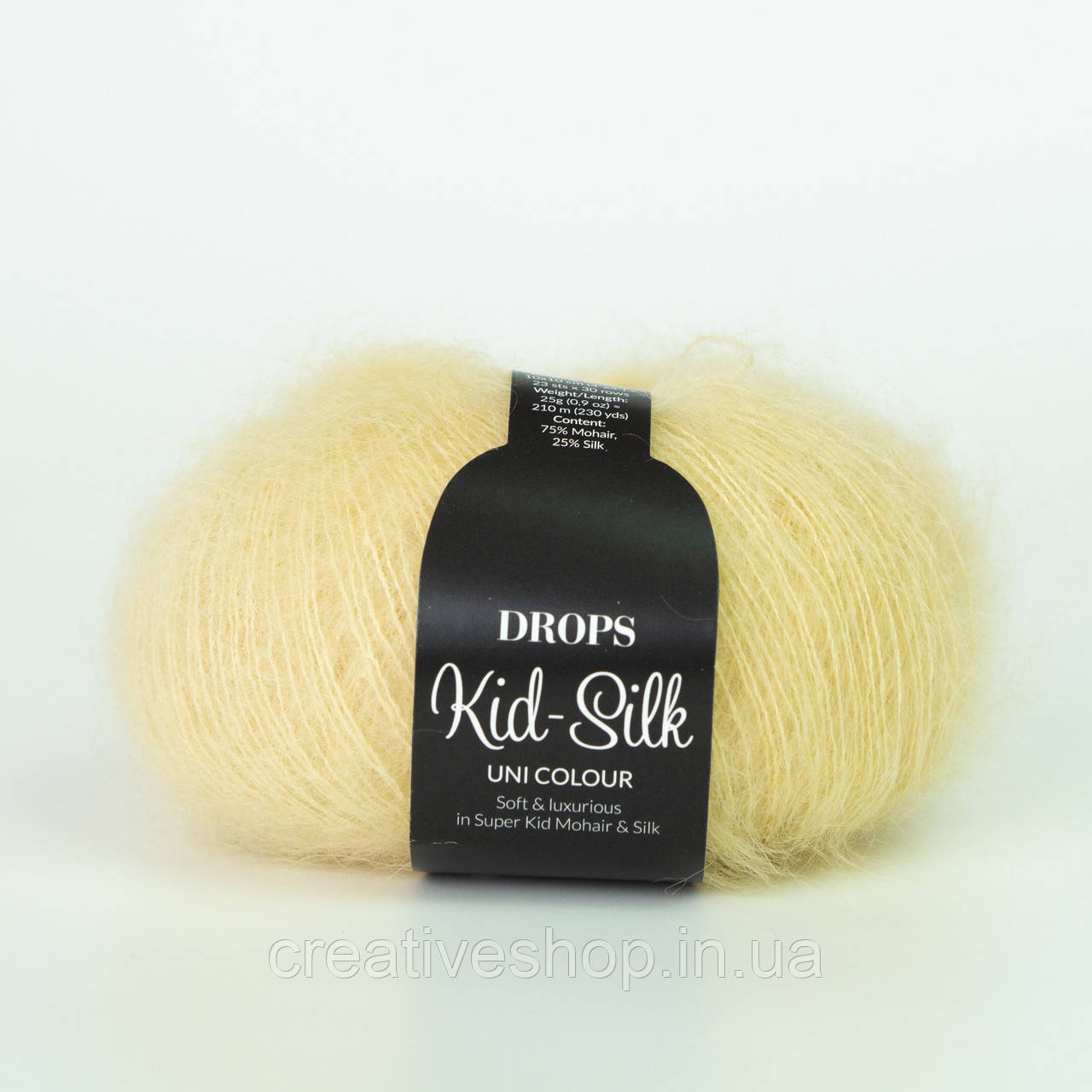 Пряжа Drops Kid Silk (колір 73 misty yellow), фото 1