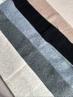 Заколінки вовняні бежевого, світло-бежевого, сірого, темно-сірого, чорного кольорів розмір універсальний 36-40, фото 8