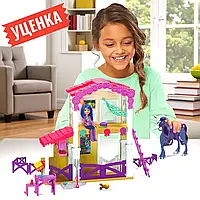 Ігровий набір для дівчинки Winner's stable лялька з конем у загоні 53185