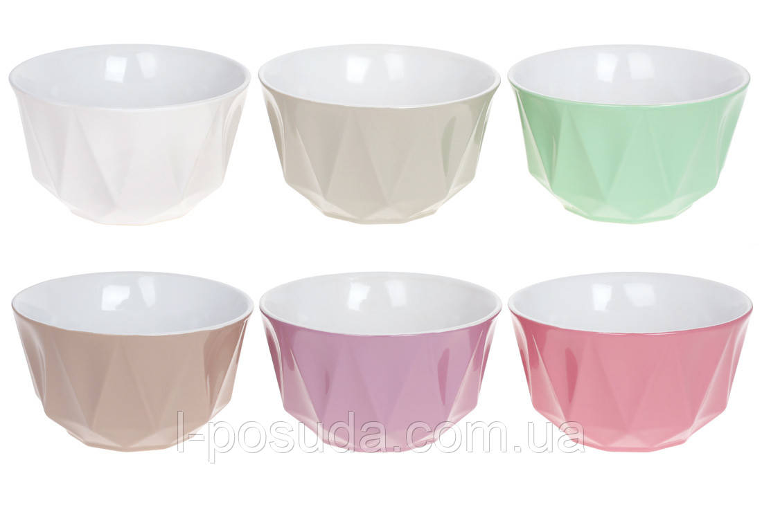 Чаша керамічна Casablanca 640 мл, 6 дизайнів, фото 1