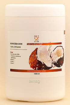 ELIT-LAB Кокосове масло 100% органік, 1000 мл