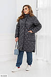 Стильна куртка жіноча №2430 середньої довжини, фото 6