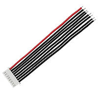 JST-XH 7S, 8pin, 22awg, 30 см балансувальний кабель силіконовий