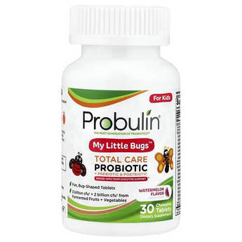 Probulin Total Care Probiotic + Prebiotic & Postbiotic 30 жувальних таблеток