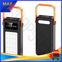 ST Портативний зовнішній акумулятор нове попління Bilintong 50000mAh із LED лампою чорний універсальна OST|ER