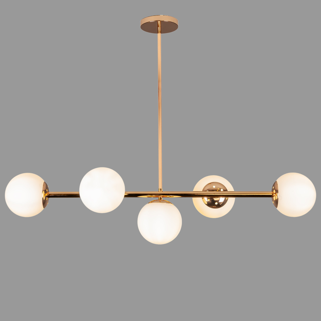 Стельова сучасна люстра "Modern Luxe " (52-9906-5 GOLD+WH)