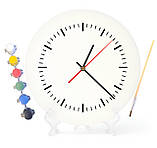 Дитячий набір для творчості годинник розмальовка 30 см (Г0080), фото 4