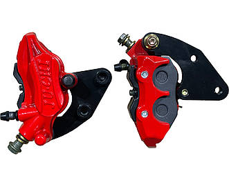 Суппорт задній на китайський скутер 4T GY6 50-150 (двопоршневий,тюнінг) KOMATCU (mod.A)