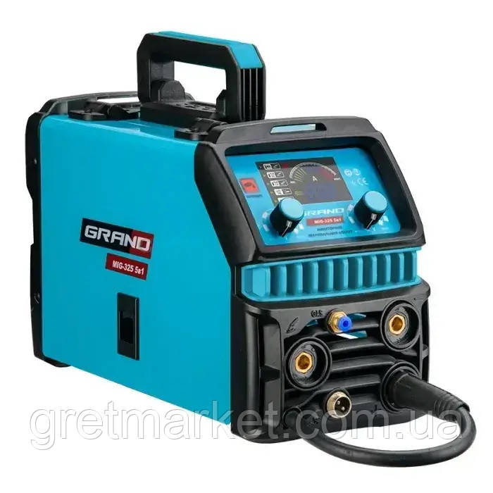 Зварювальний напівавтомат Grand MIG-325 5в1, фото 1